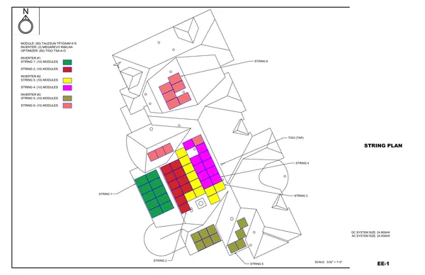 Sample 1 EE-1 · String Plan