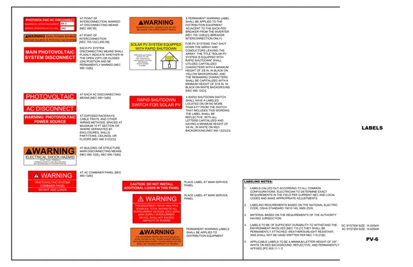 Sample 2 PV-6 · Labels