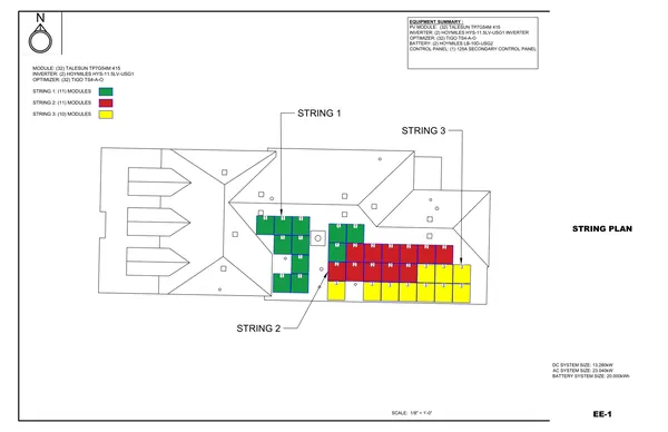 Sample 3 EE-1 · String Plan