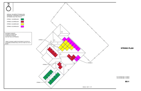 Sample 4 EE-1 · String Plan